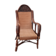 Old rattan armchair circa 1900-1930