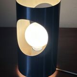 Vintage tube stainless steel lamp, 70s design