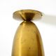 A pair of large, original Mid Century Modern brass ceiling lamps