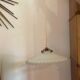 Vintage opaline hanging lamp