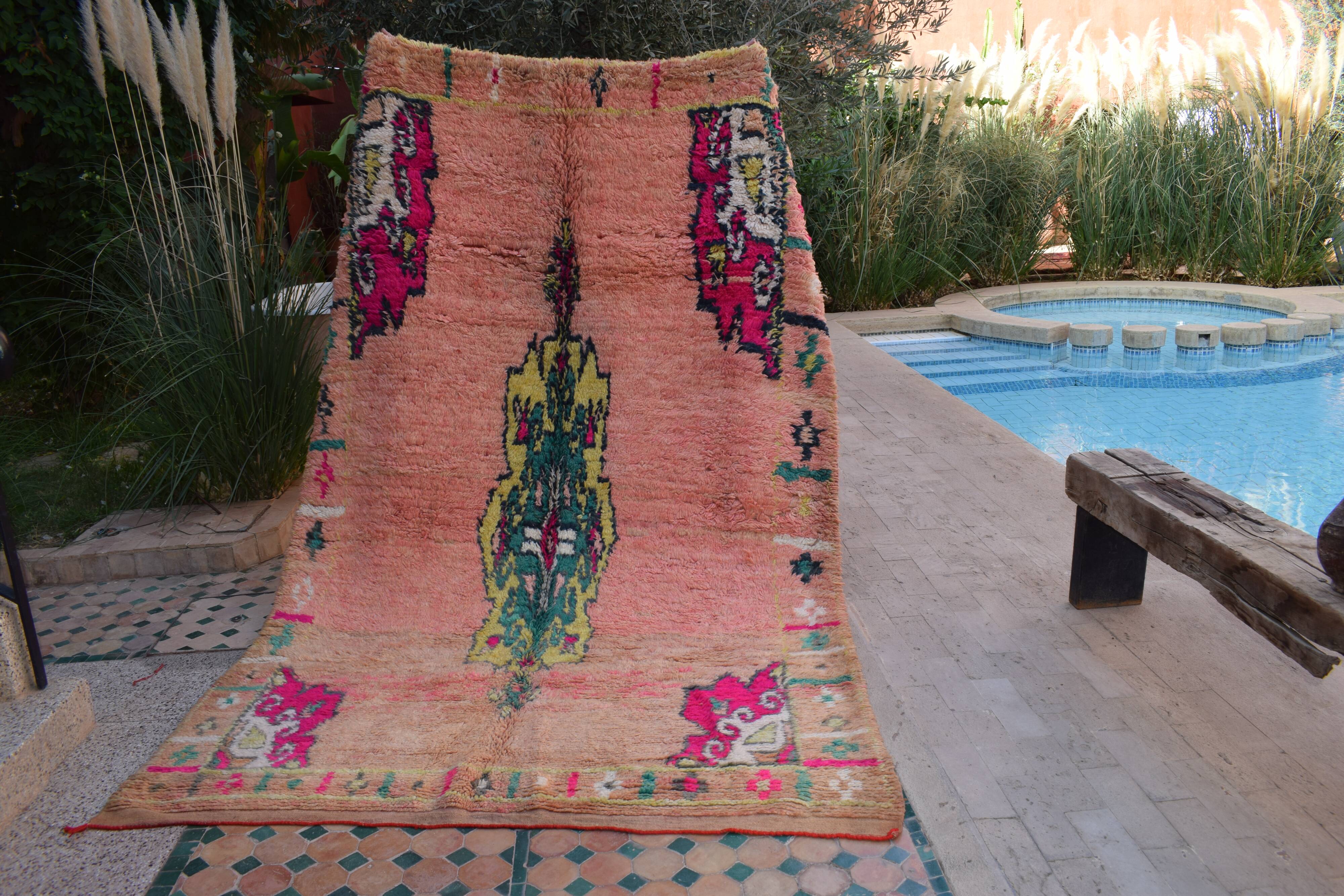 Berber rug Moroccan vintage Atlas, 305x183cm