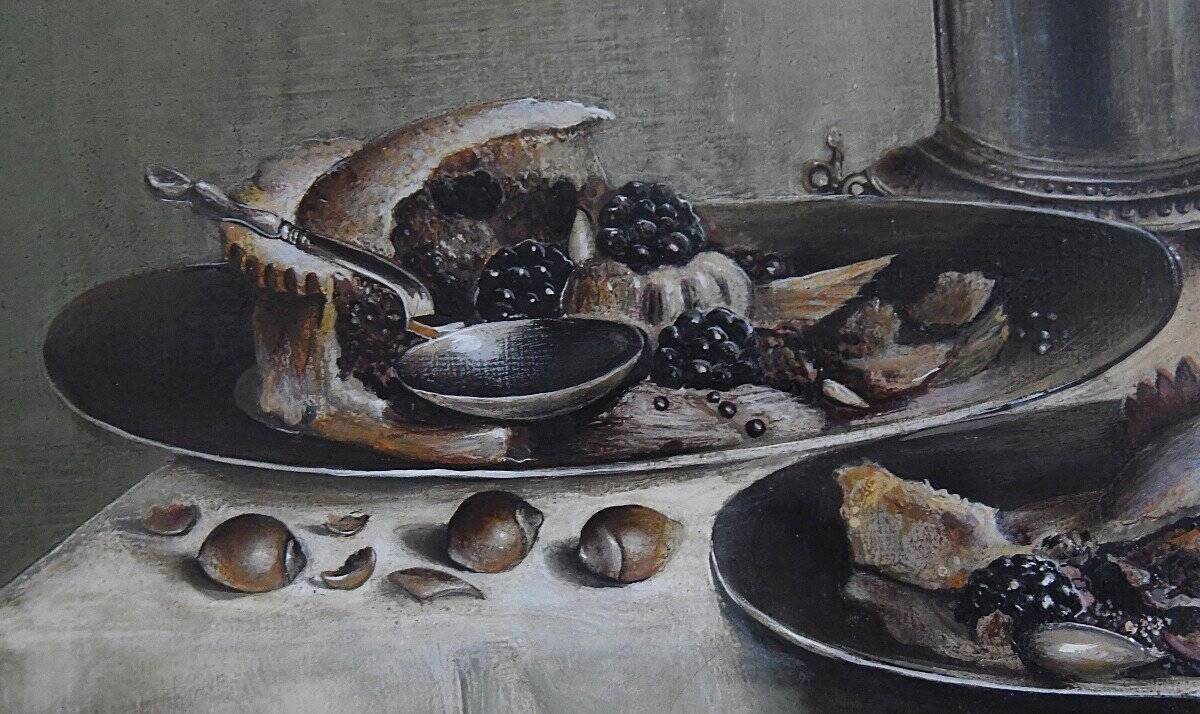 Stanislas kostka oil on canvas still life