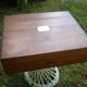 Trunk wooden chest "Odiot Goldsmith in Paris" XIX century