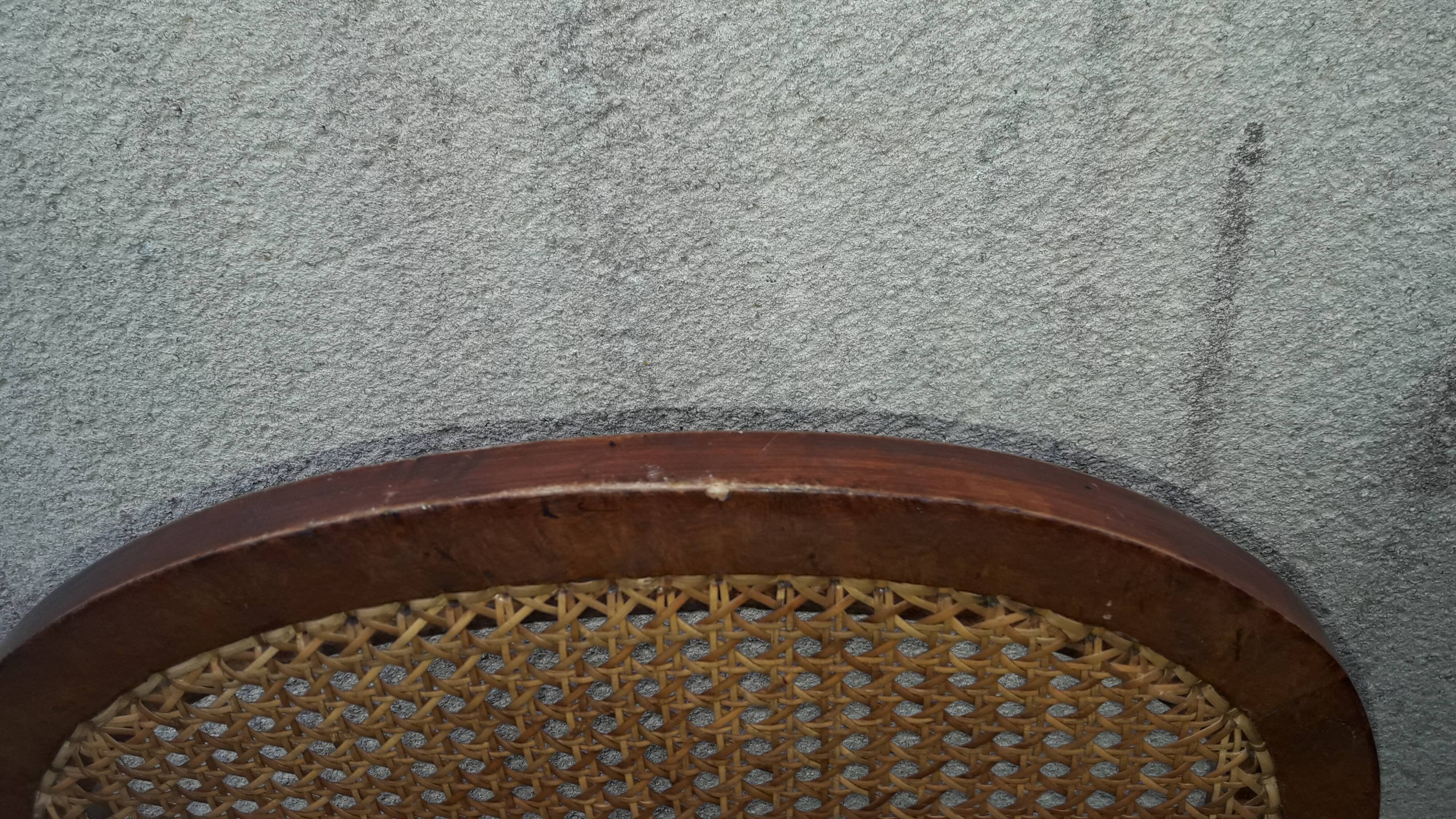 Lot  de 2 chaises style louis XVI