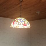 Tiffany-style pendant light – Ø 30 cm – genuine glass – heavy
