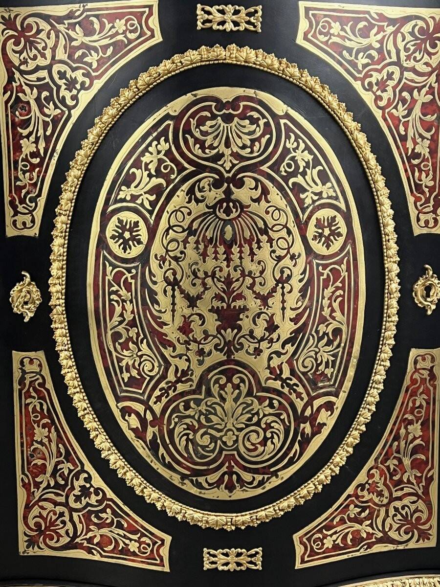 Pair of Boulle Marquetry Furniture Cabinets, Napoleon III Period