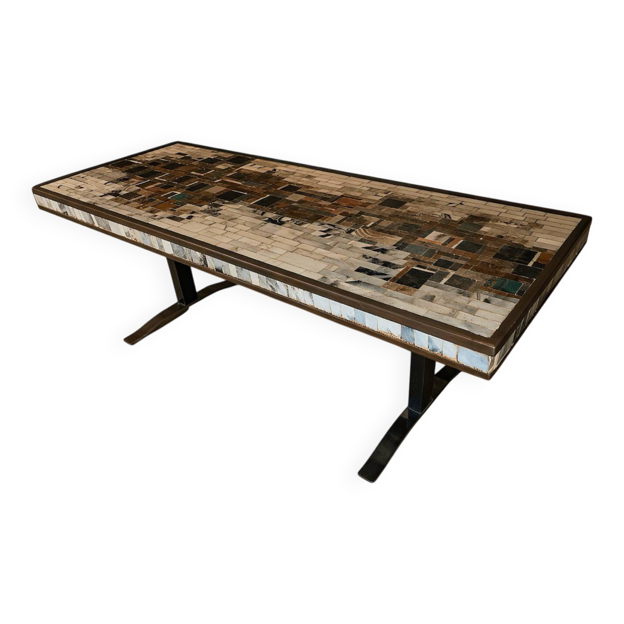 Coffee table marbre mid-century