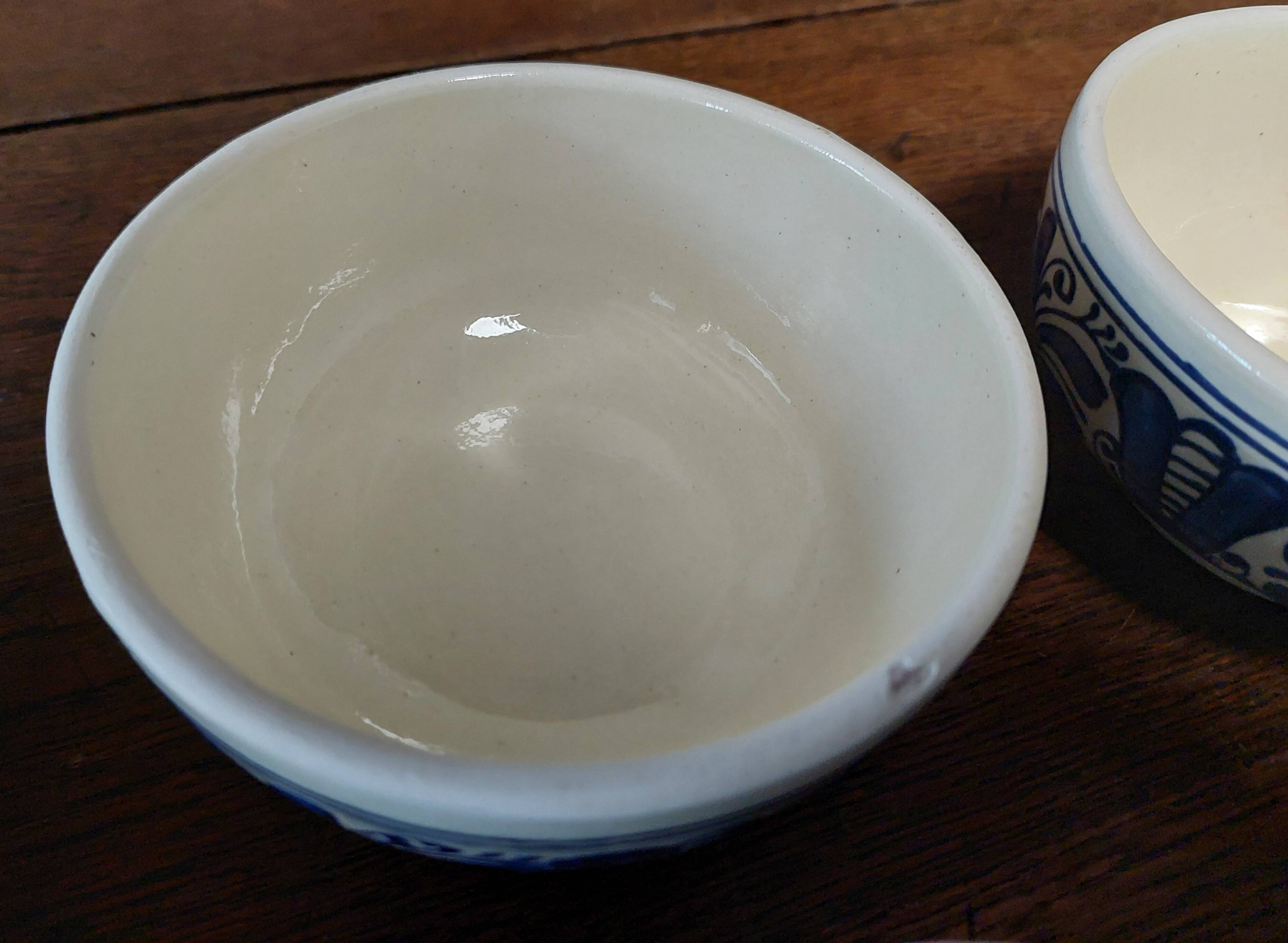 Bowls set of six Korond ceramic Romania 20th century