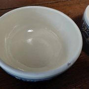 Bols série de six Korond céramique Roumanie XXème