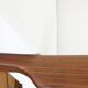 Scandinavian armchair in teak - Fabric, foams & straps: new