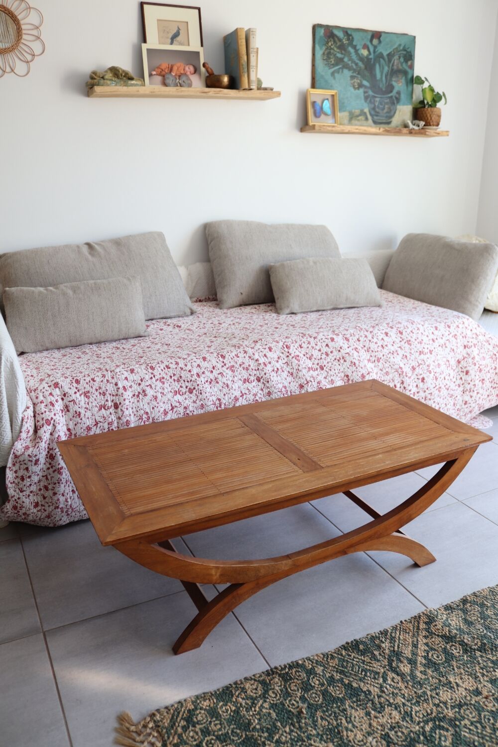 Table basse vintage en bois