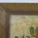 Oil painting still life signed and dated, painted on board with frame B8