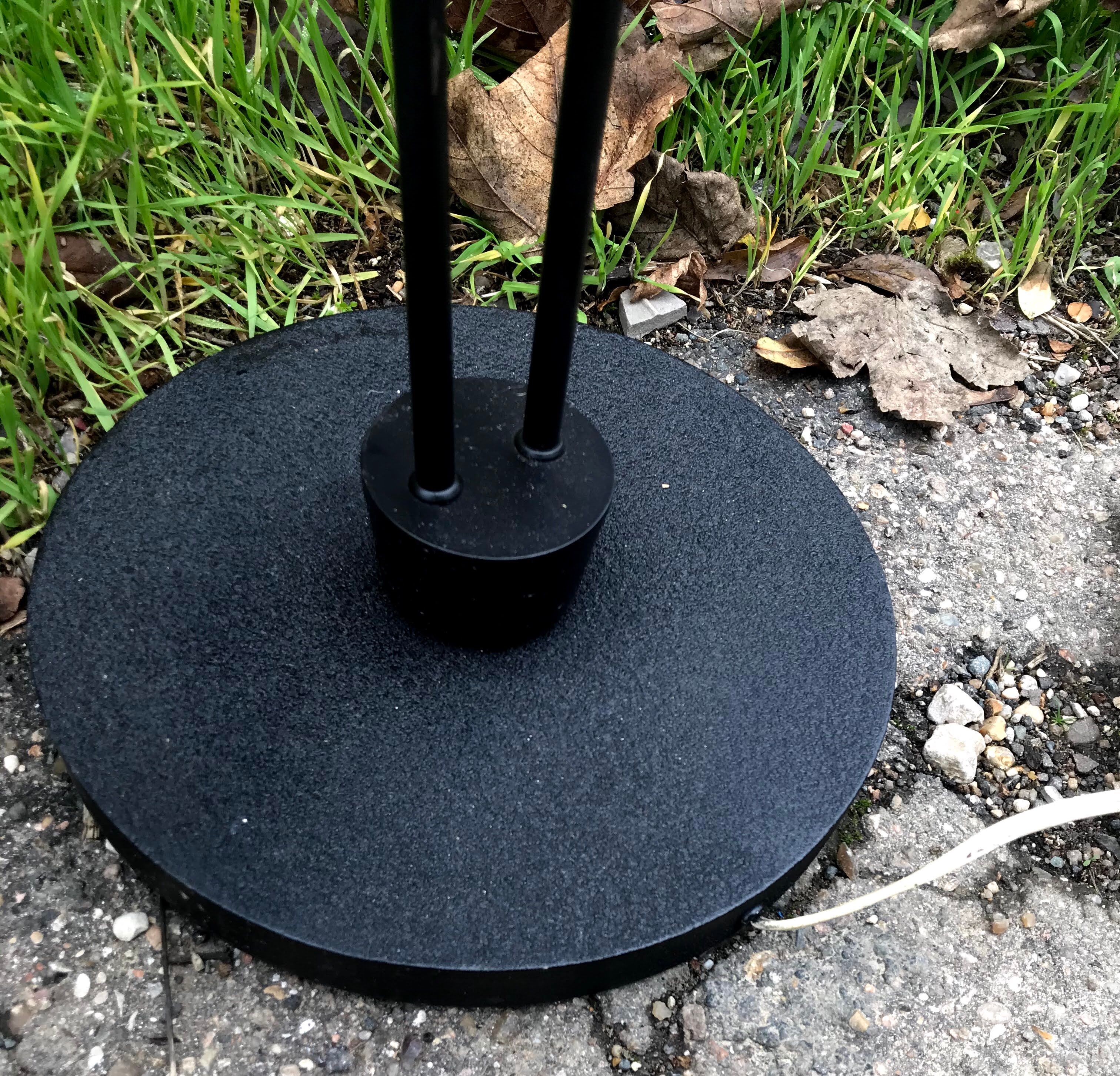 2-branched lamppost vintage 60s