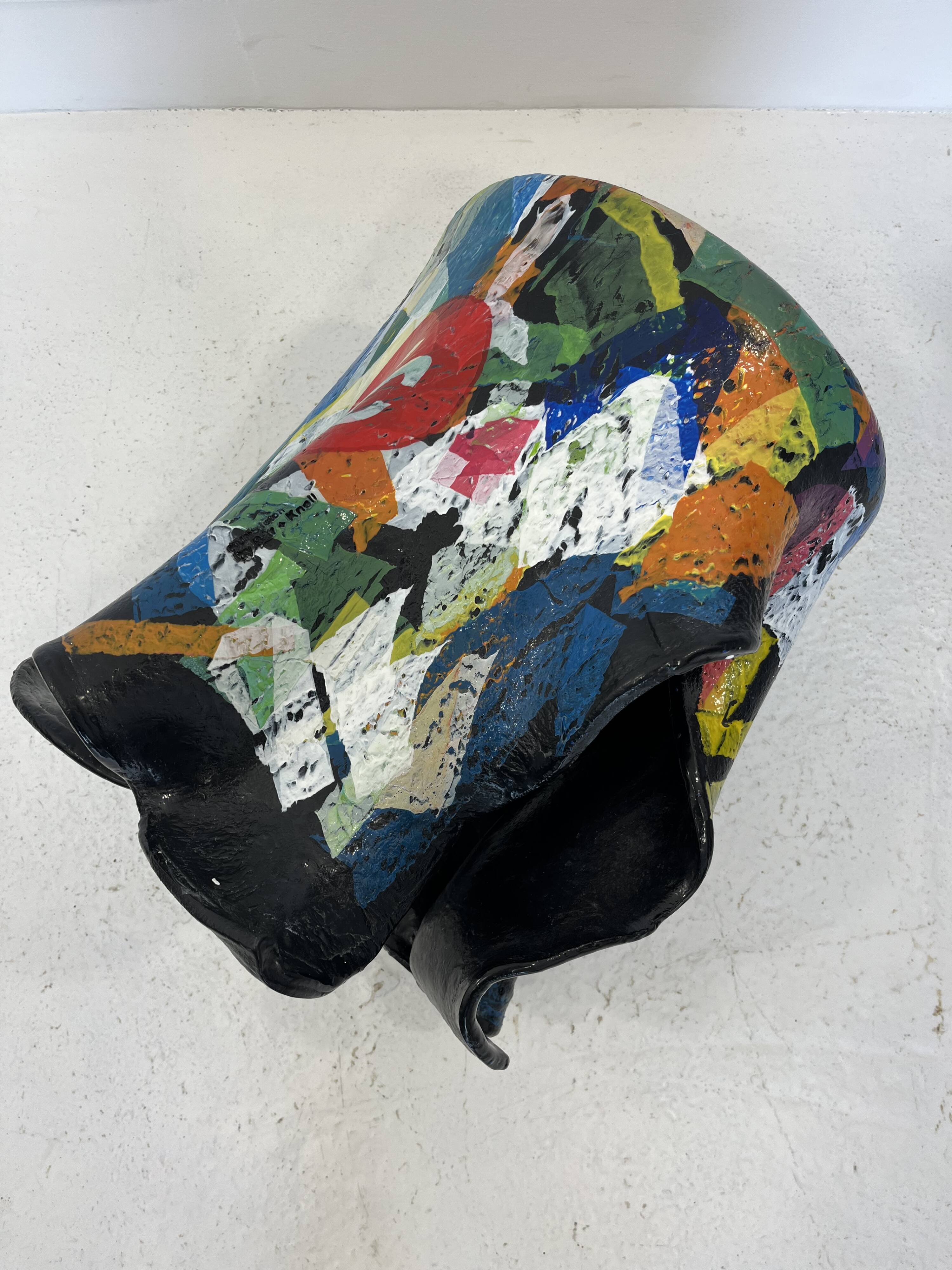 Tabouret en plastique recyclé de Bar & Knell, 1990