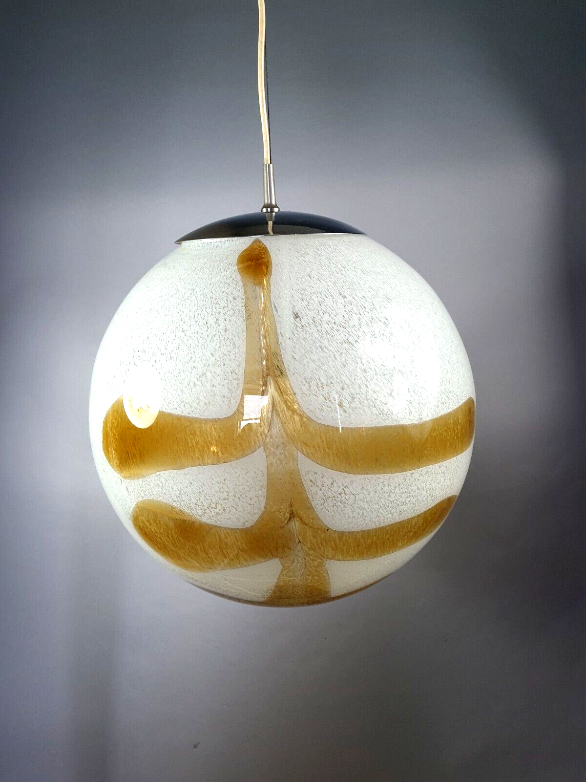 Suspension ball glass Murano/ Venice 43x65 cm D. state SB
