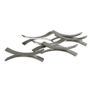 6 porte-couteaux en métal