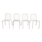 Set of 4 outdoor dining chairs from the 1970s.