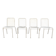 Set of 4 outdoor dining chairs from the 1970s.