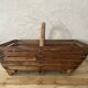 Wooden farm basket
