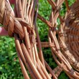 Retro wicker basket