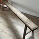 Oak farm bench
