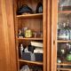 Library in solid cherry wood – back in native wood
