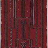 Vintage Turkish Oushak Rug Handwoven 151x235 cm