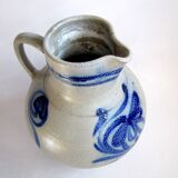 Ancien grand pichet 32 cm en grès de betschdorf alsace france