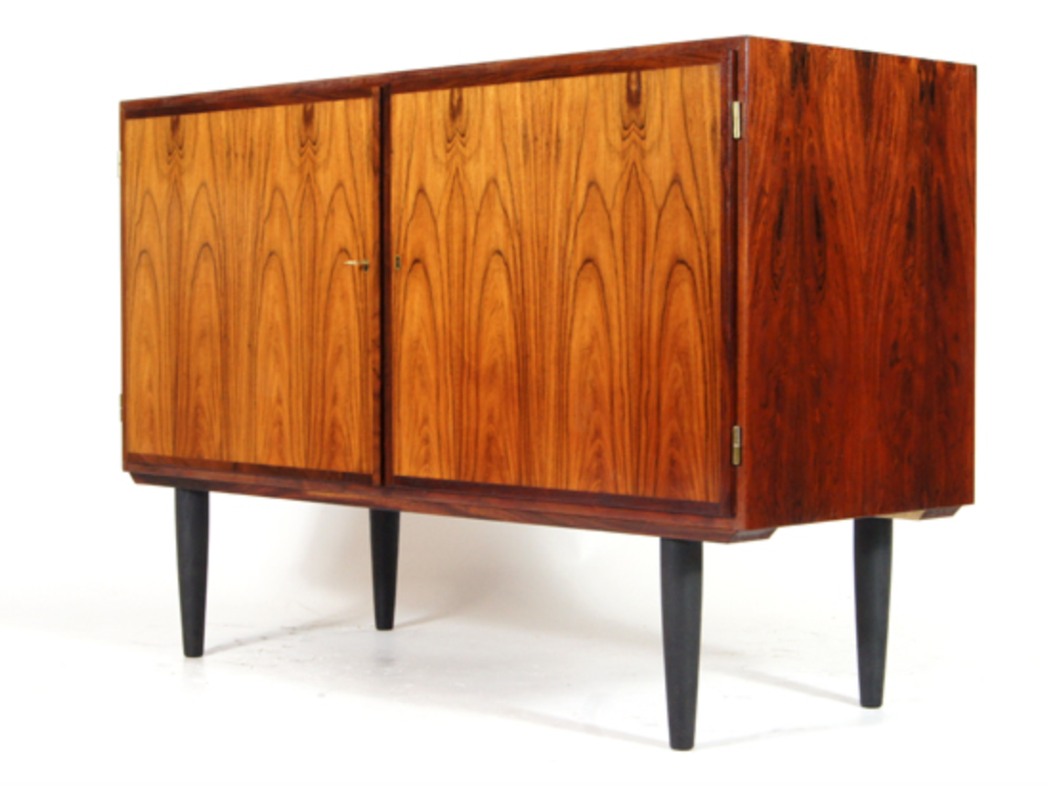 Vintage Danish retro TV furniture down in rosewood 50s