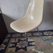 Early DSX fiberglass chair by Charles and Ray Eames for Herman Miller, 195