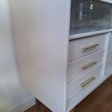 Compass foot chest of drawers