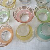 Set of 9 vintage dessert cups