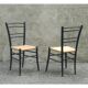 Paire de chaises Cassina en bois années 60