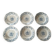 6 assiettes creuses faïence Gien