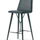Tabourets cuir noir Fredericia