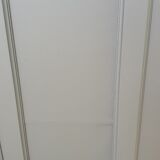 Black parisian wardrobe made of solid wood