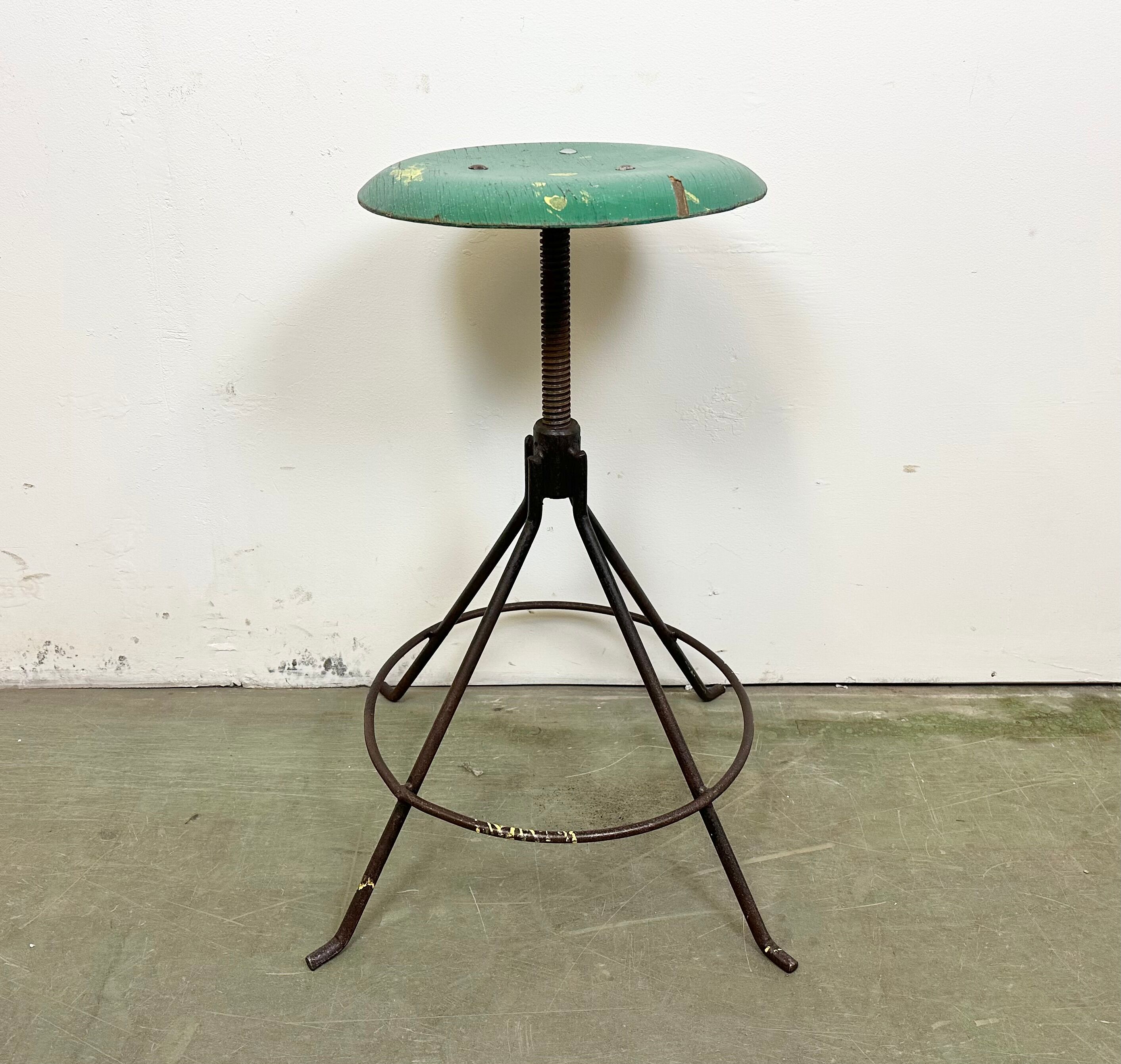 Industrial Workshop Swivel Stool, 1960s