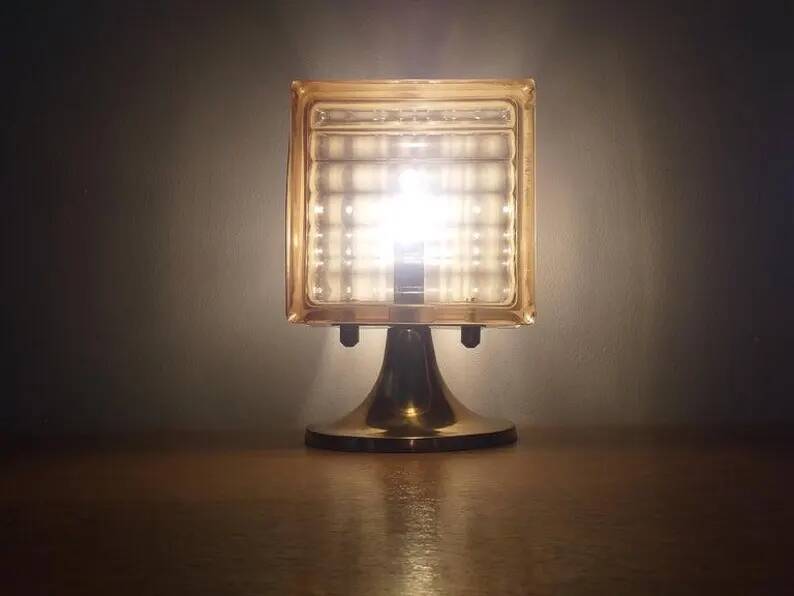 Lampe de table mid-century rare, années 1960
