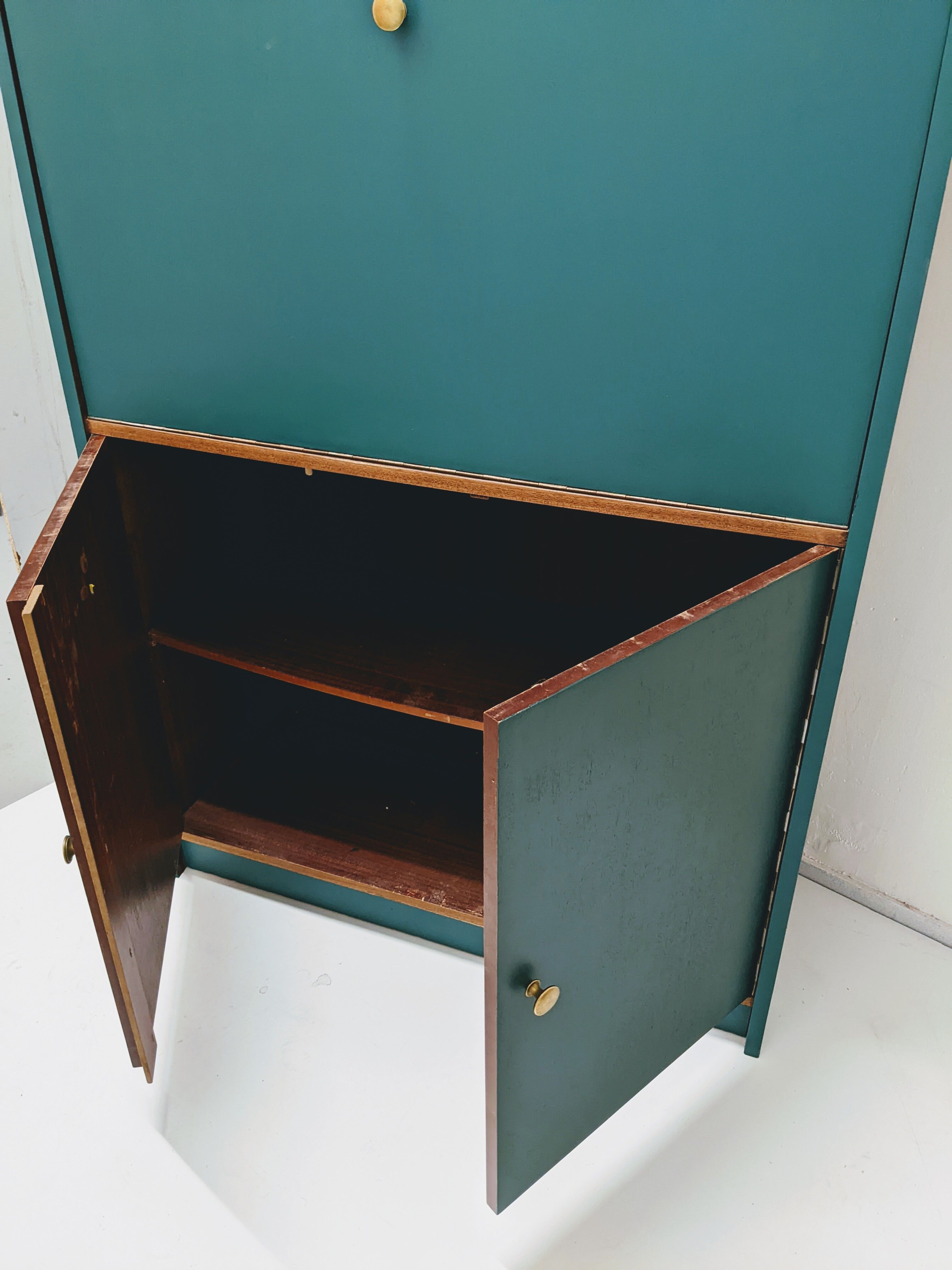 Vintage wooden secretary / showcase / office