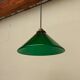 Lampe opaline verte ancienne