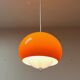 Harvey Guzzini Burgos Pendant Lamp - Rare Space Age Italian Design Hanging Lamp 60s 70s