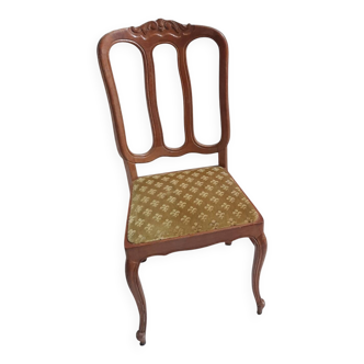 Louis XV style chairs with Fleur de Lys seats