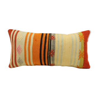 Housse de coussin vintage 30x60 cm kilim