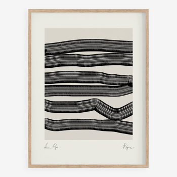 Abstract lines giclee print, 50x70cm