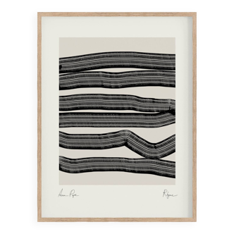 Abstract lines giclee print, 50x70cm