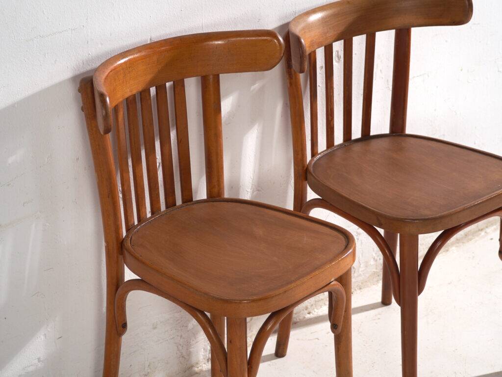 Antique bentwood chairs in Thonet style – Central Europe, circa 1930 #4 – Set of 4 pieces