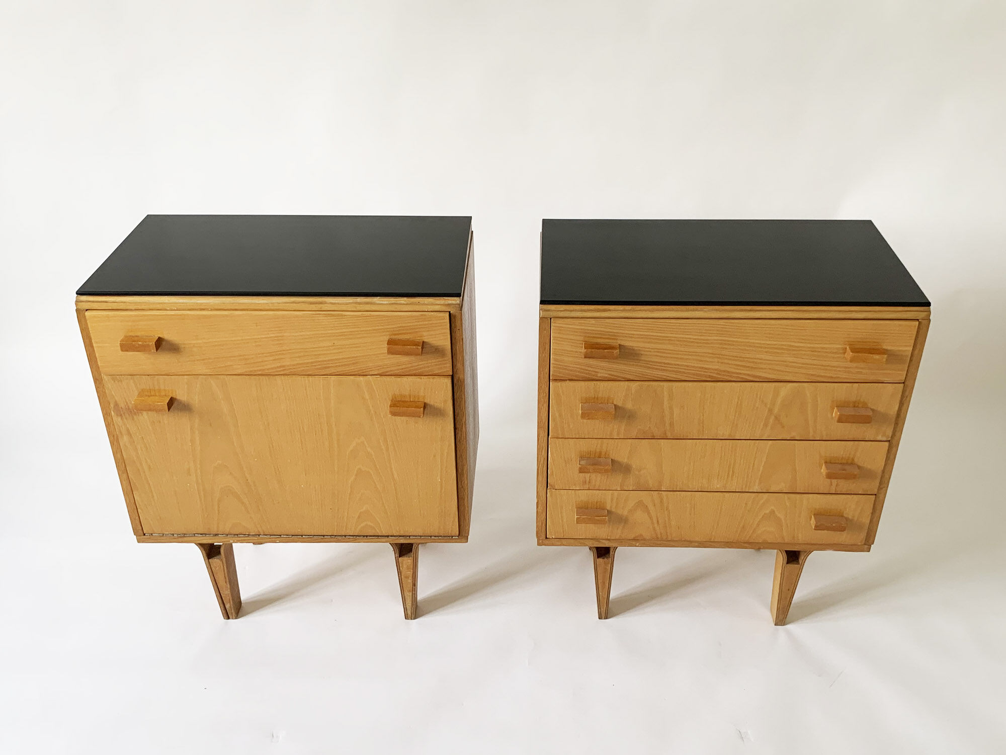 Pair of Nightstands, Novy Domov, Czechoslovakia, 1960s