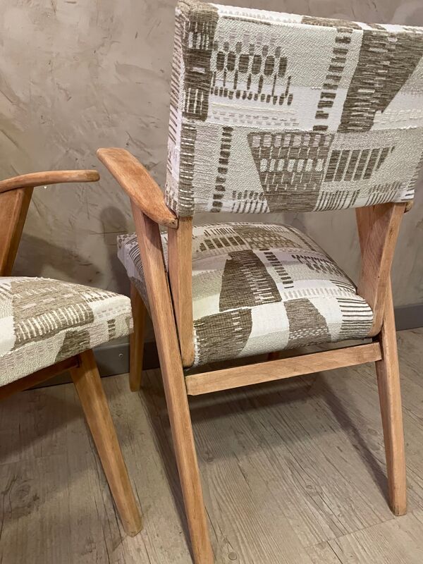Paire de fauteuils bridge