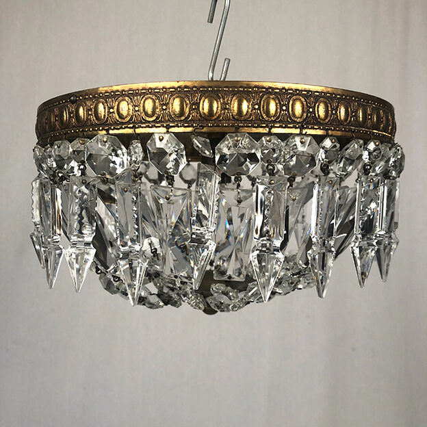 Louis XVI style tassel ceiling lamp