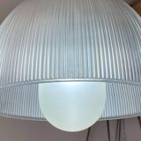Suspension industrielle corps aluminium diffuseur méthacrylate vintage 70